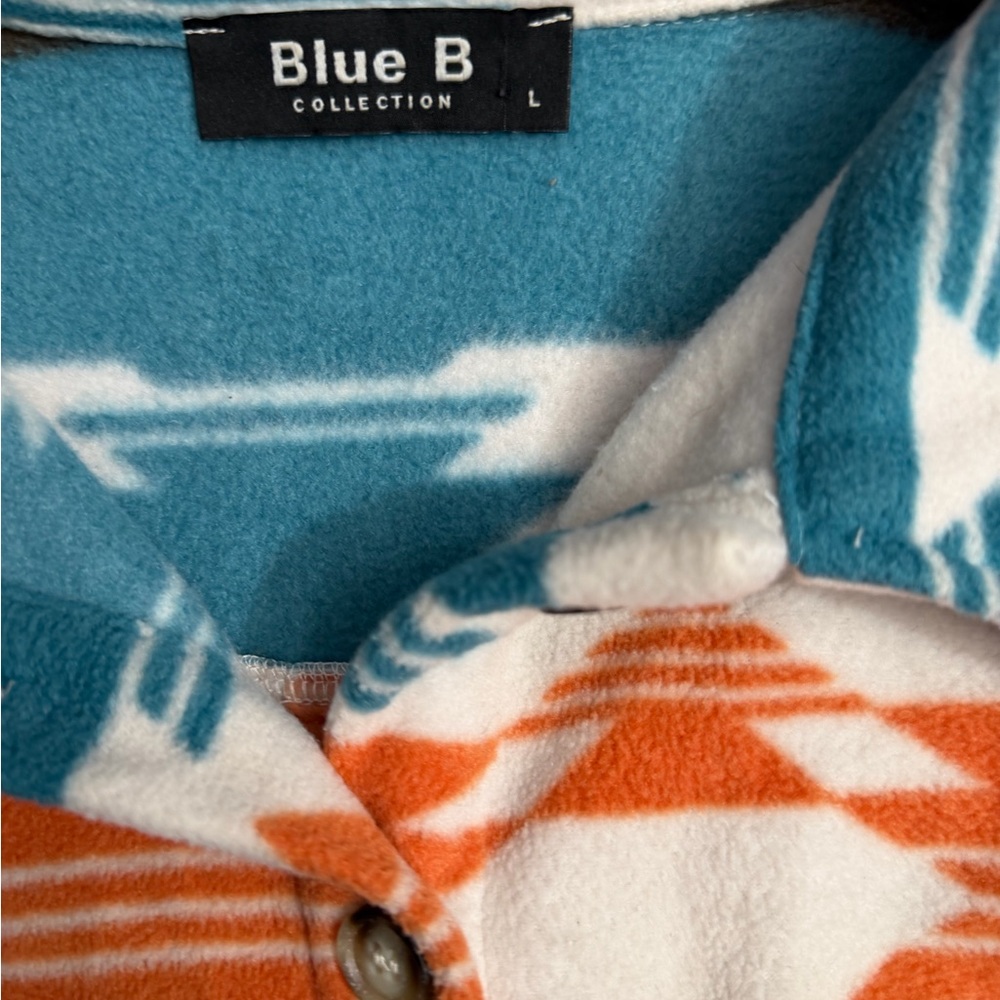 Blue B Aztec Patterned Jacket - Picture 2 of 5